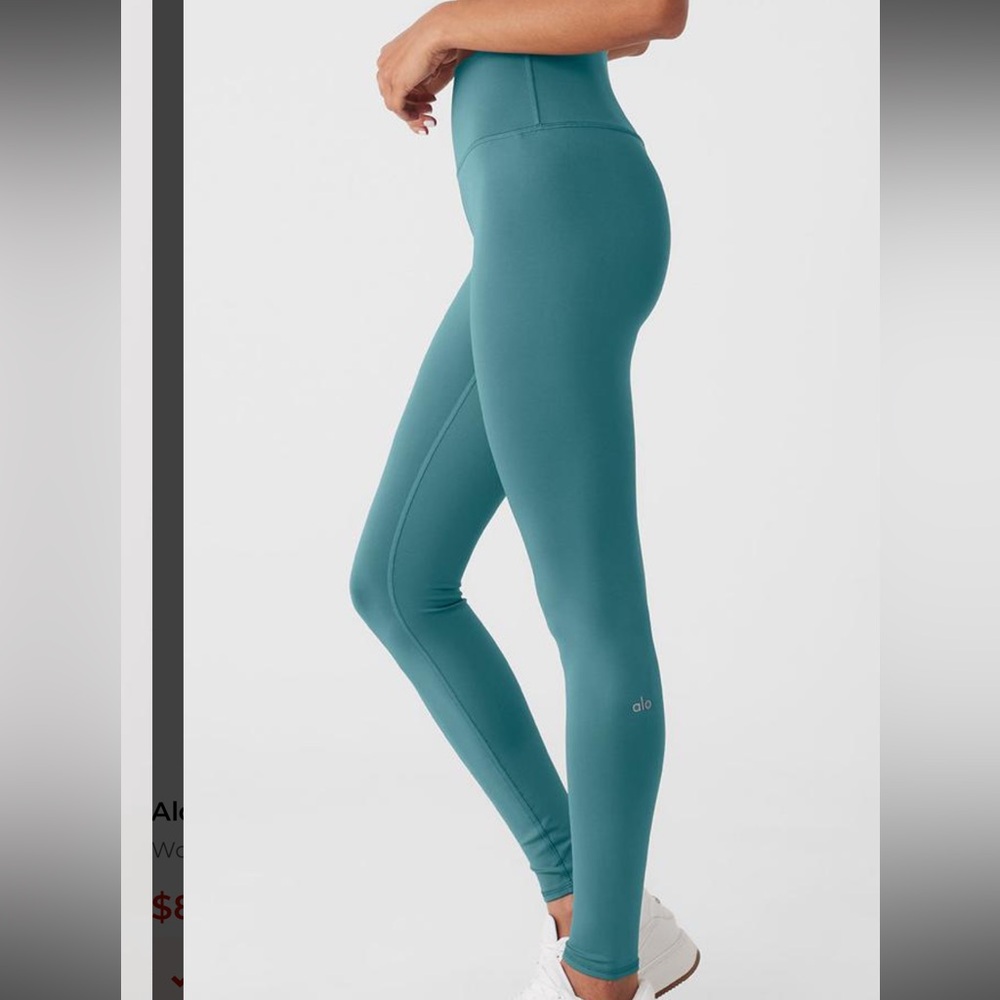 Alo Yoga Leggings Airlift High Waist Teal Agate Full Length XS